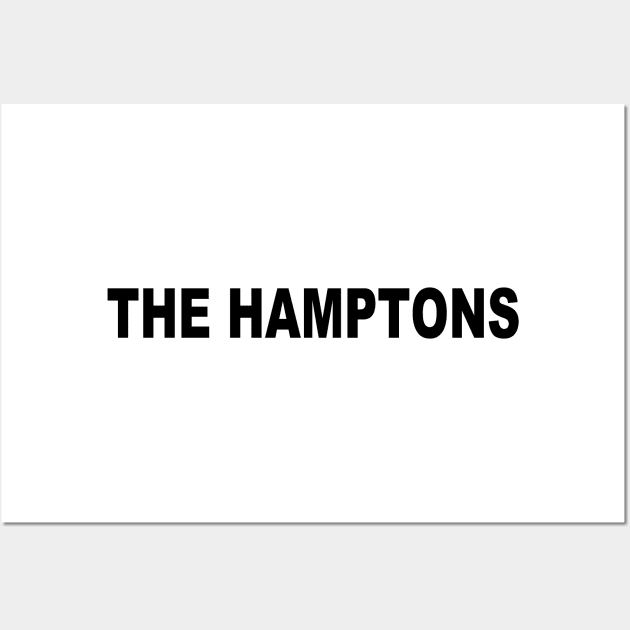 The Hamptons Black Wall Art by IdenticalExposure